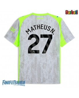 Manchester City Matheus Nunes #27 Tricou Fotbal Replică 2025-26 Barbati Treilea